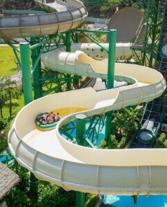 Aquapark nabízí zábavu pro všechny věkové kategorie.