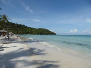 Bílý písek, plaž Phu Quoc